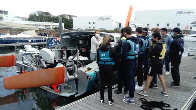 projet voile - rencontre Benjamin Dutreux