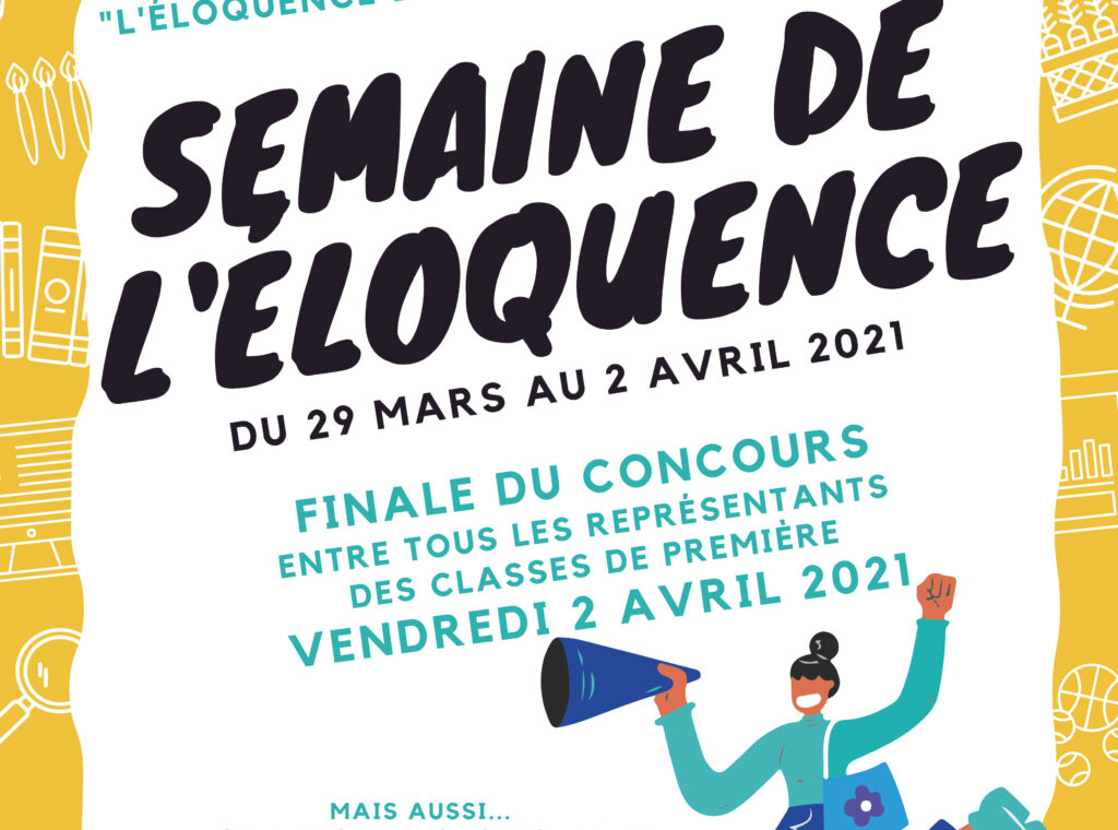 affiche - semaine éloquence 2021